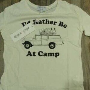 Wildfox I'd rather be at camp longsleeve tee